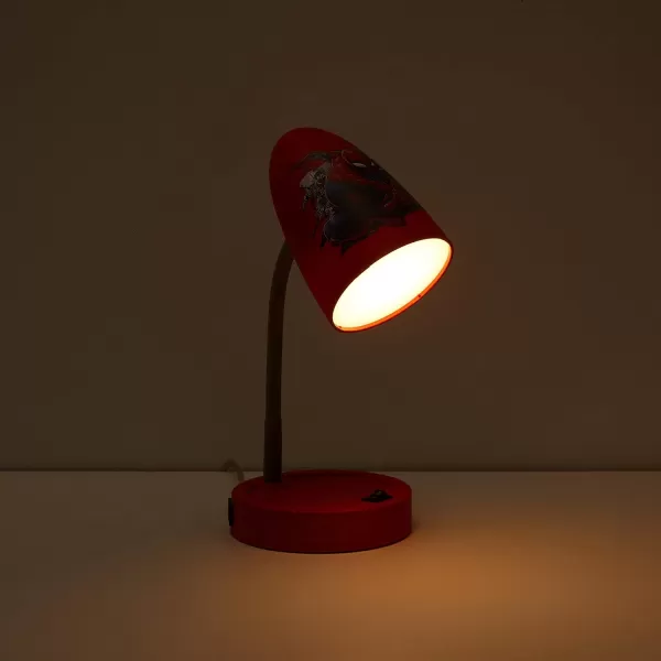 Idea Nuova Star Wars The Mandalorian Switch Operated LED Task Table and Desk Lamp with Charging Outlet