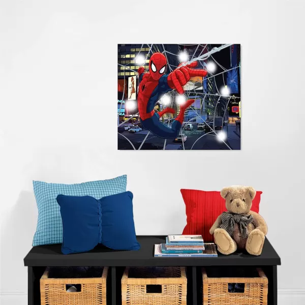 Idea Nuova Star Wars: The Mandalorian featuring The Child LED Canvas Wall Art, 15.75"x11.5"
