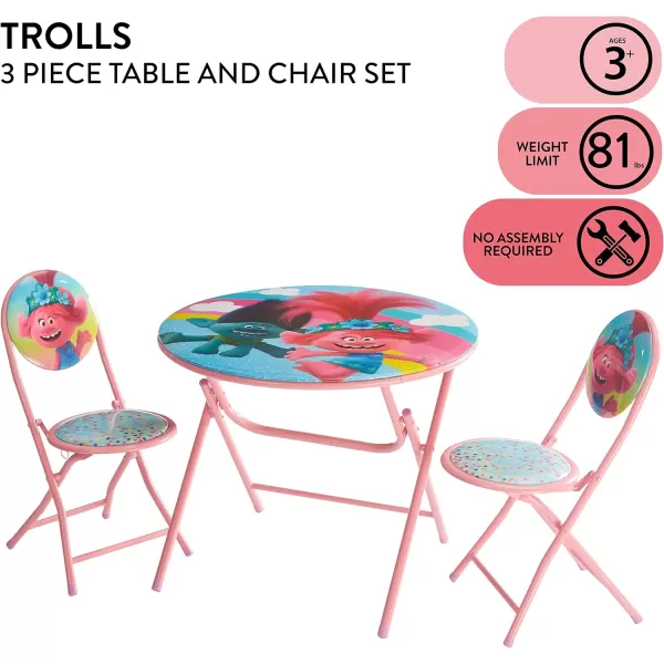 Idea Nuova Trolls Round Table and Chair Set