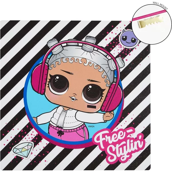 LOL Surprise 4 Pack Canvas Wall Art, Pink