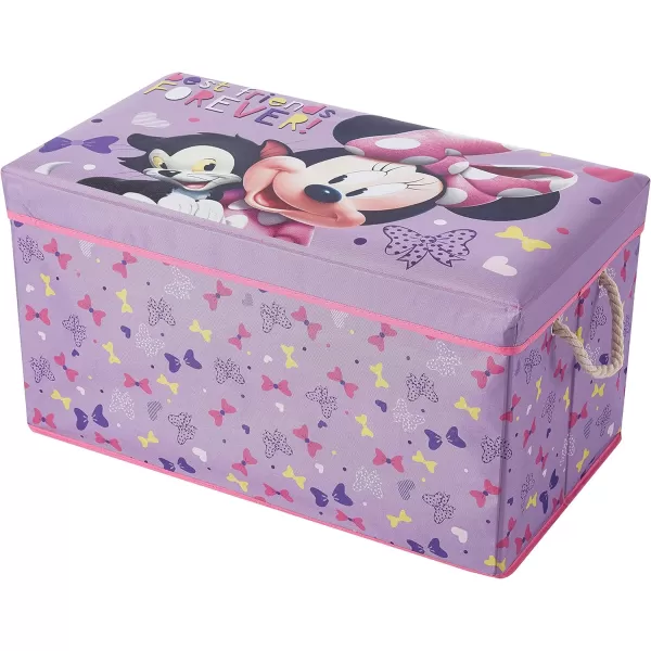 Marvel Spiderman Collapsible Toy Storage Bench and Ottoman, 14.5" H x 14.5" D x 25" L