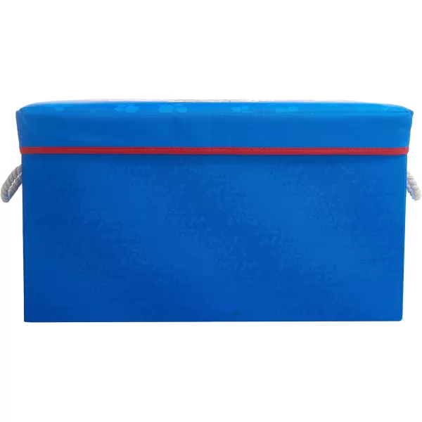 Marvel Spiderman Collapsible Toy Storage Bench and Ottoman, 14.5" H x 14.5" D x 25" L