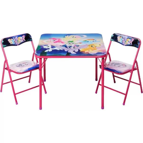 Baby Shark 3 Piece Children's Activity Square Table and Chair Set, Ages 3+