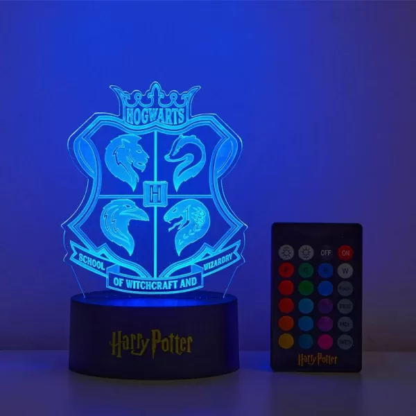 Idea Nuova 3D Acrylic LED Illusion Lamp, Harry Potter