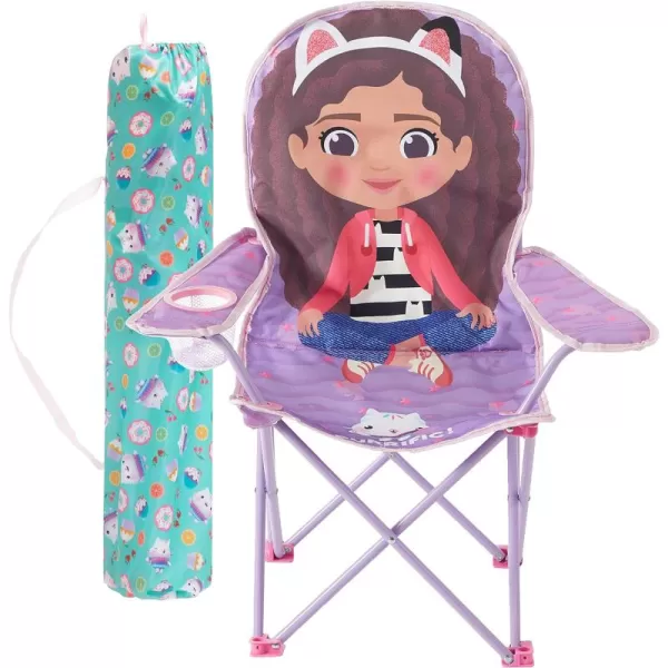 Idea Nuova Kids Indoor-Outdoor Folding Camp Chair with Carry Case, Cocomelon
