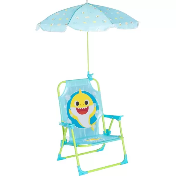 Idea Nuova Kids Outdoor Beach Chair with Umbrella, Gabby's Dollhouse