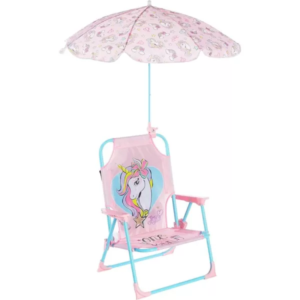 Idea Nuova Kids Outdoor Beach Chair with Umbrella, Gabby's Dollhouse