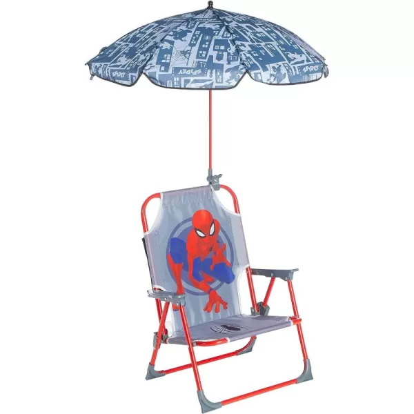 Idea Nuova Kids Outdoor Beach Chair with Umbrella, Gabby's Dollhouse