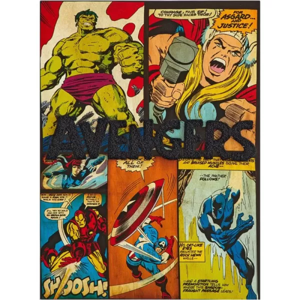 Idea Nuova Marvel Spiderman Canvas Wall Art and Décor with 3D Tufting, 11" Wx15 H