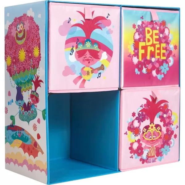 Marvel Spiderman Collapsible Storage Cubby Organizer and Bookshelf with 3 Collapsible Cubes