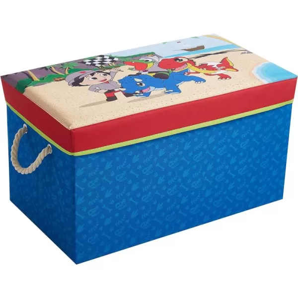 Marvel Spiderman Collapsible Toy Storage Bench and Ottoman, 14.5" H x 14.5" D x 25" L