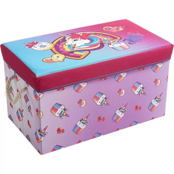 Marvel Spiderman Collapsible Toy Storage Bench and Ottoman, 14.5" H x 14.5" D x 25" L