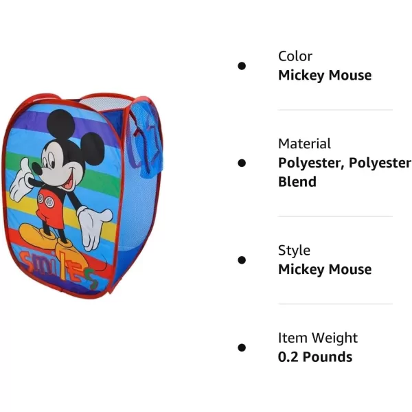 Disney Aladdin Pop Up Hamper with Durable Carry Handles, 21" H x 13.5" W X 13.5" L