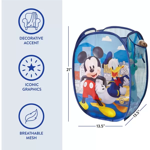 Disney Aladdin Pop Up Hamper with Durable Carry Handles, 21" H x 13.5" W X 13.5" L