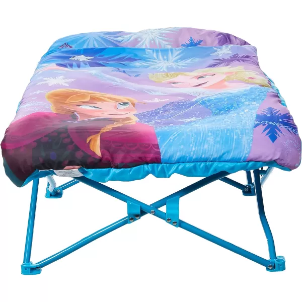Disney Frozen 2 Foldable Slumber Cot with Detachable Printed Sleeping Bag Featuring Anna &amp; Elsa, Ages 3+