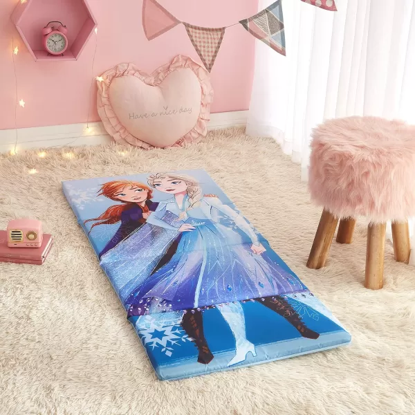Disney Frozen 2 Kids Accordion Foldable Portable Nap Mat, 44" Lx19 W