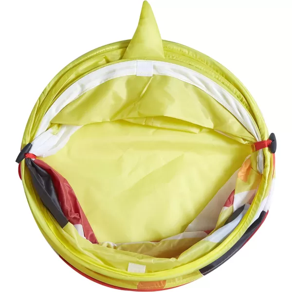 Idea Nuova Baby Shark Kids Pop Up Figural Laundry and Storage Hamper with Dome Lid