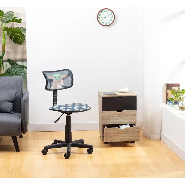 Idea Nuova Cars Swivel Mesh Rolling Desk Chair