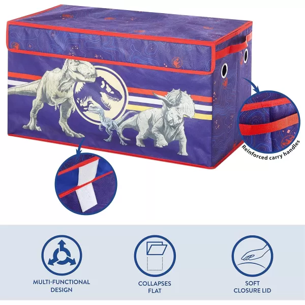 Idea Nuova Disney Mickey Mouse Collapsible Children’s Toy Storage Trunk, Durable with Soft Lid, 28.5"x 14.5"x16"