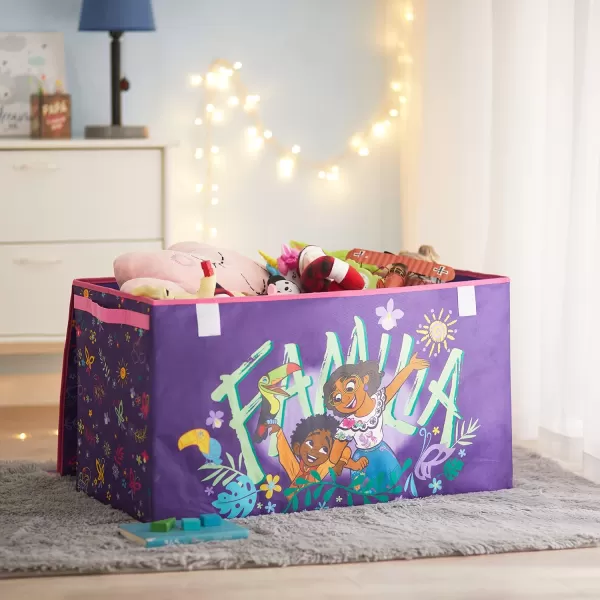 Idea Nuova Disney Mickey Mouse Collapsible Children’s Toy Storage Trunk, Durable with Soft Lid, 28.5"x 14.5"x16"