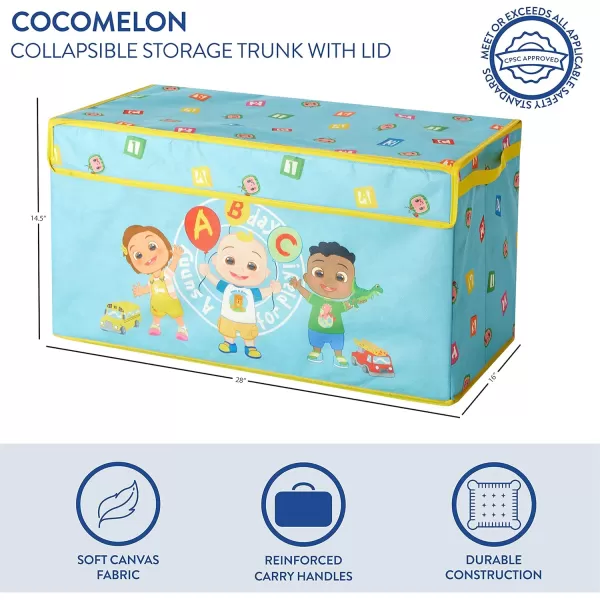 Idea Nuova Disney Mickey Mouse Collapsible Children’s Toy Storage Trunk, Durable with Soft Lid, 28.5"x 14.5"x16"