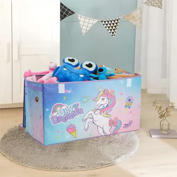Idea Nuova Disney Mickey Mouse Collapsible Children’s Toy Storage Trunk, Durable with Soft Lid, 28.5"x 14.5"x16"