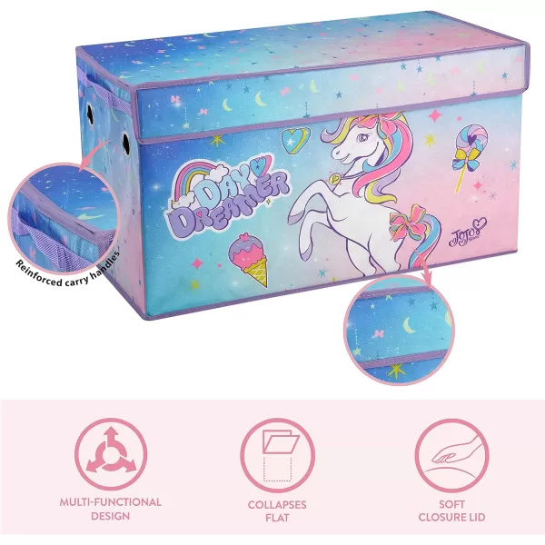Idea Nuova Disney Mickey Mouse Collapsible Children’s Toy Storage Trunk, Durable with Soft Lid, 28.5"x 14.5"x16"
