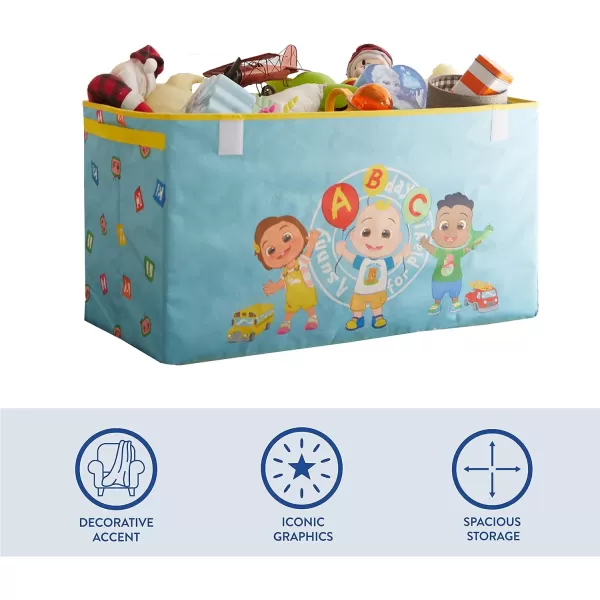 Idea Nuova Disney Mickey Mouse Collapsible Children’s Toy Storage Trunk, Durable with Soft Lid, 28.5"x 14.5"x16"