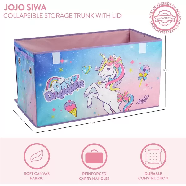 Idea Nuova Disney Mickey Mouse Collapsible Children’s Toy Storage Trunk, Durable with Soft Lid, 28.5"x 14.5"x16"