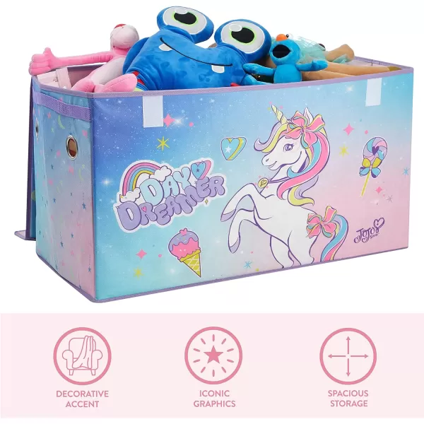 Idea Nuova Disney Mickey Mouse Collapsible Children’s Toy Storage Trunk, Durable with Soft Lid, 28.5"x 14.5"x16"
