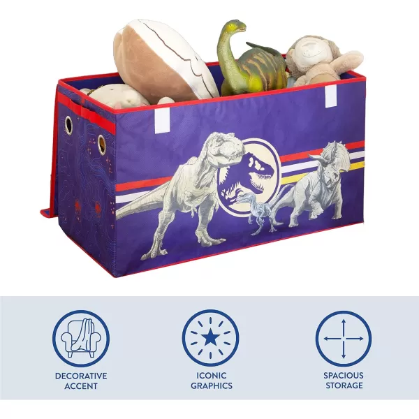 Idea Nuova Disney Mickey Mouse Collapsible Children’s Toy Storage Trunk, Durable with Soft Lid, 28.5"x 14.5"x16"
