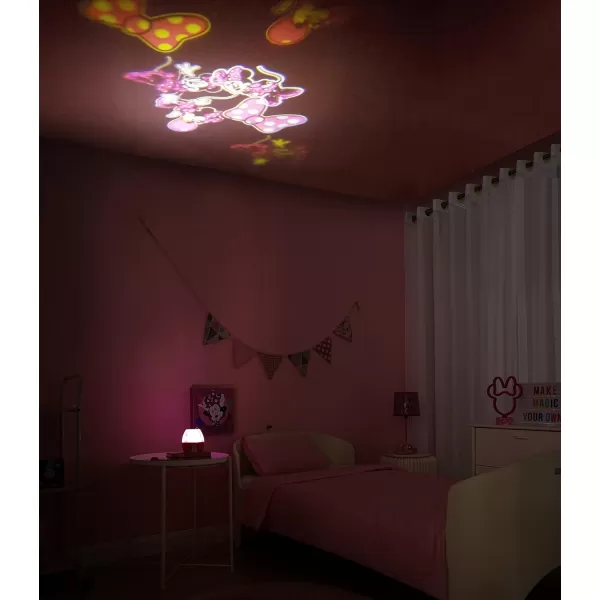 Idea Nuova Disney Mickey Mouse Scene Projection Kids Lamp and Nightlight