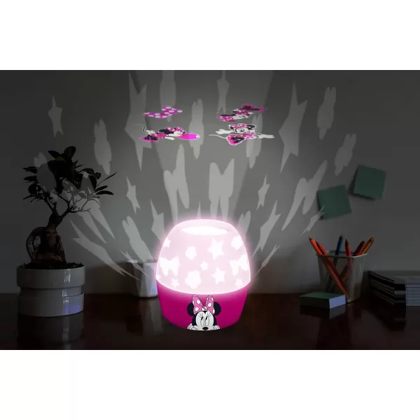 Idea Nuova Disney Mickey Mouse Scene Projection Kids Lamp and Nightlight