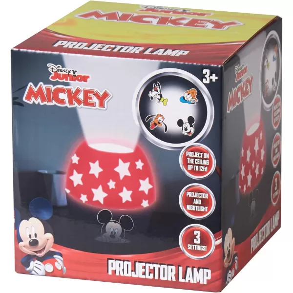Idea Nuova Disney Mickey Mouse Scene Projection Kids Lamp and Nightlight