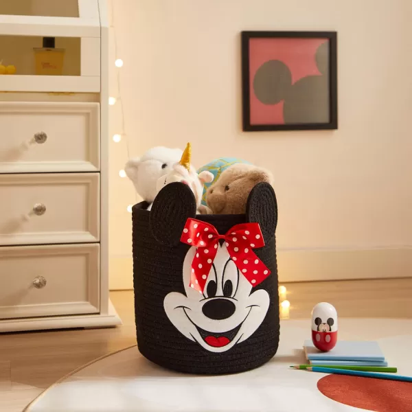 Idea Nuova Disney Winnie the Pooh Figural Rope Storage Organizer Basket, 10" H x 10" W