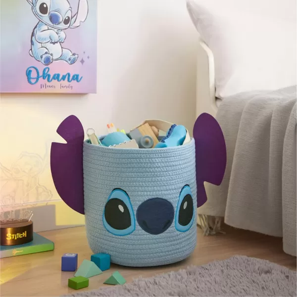 Idea Nuova Disney Winnie the Pooh Figural Rope Storage Organizer Basket, 10" H x 10" W