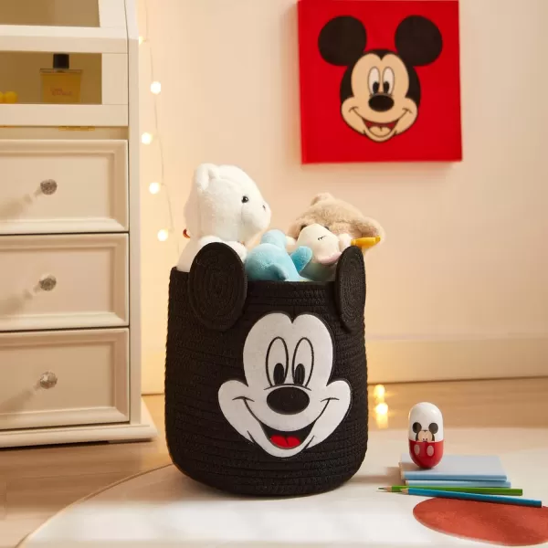 Idea Nuova Disney Winnie the Pooh Figural Rope Storage Organizer Basket, 10" H x 10" W