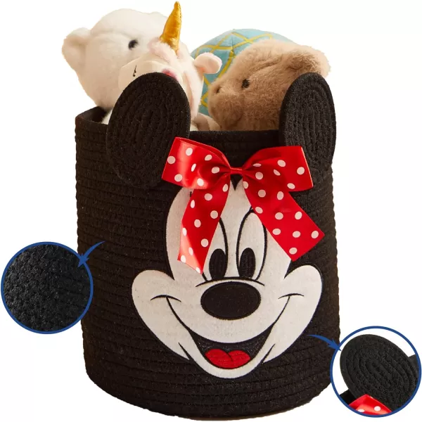 Idea Nuova Disney Winnie the Pooh Figural Rope Storage Organizer Basket, 10" H x 10" W