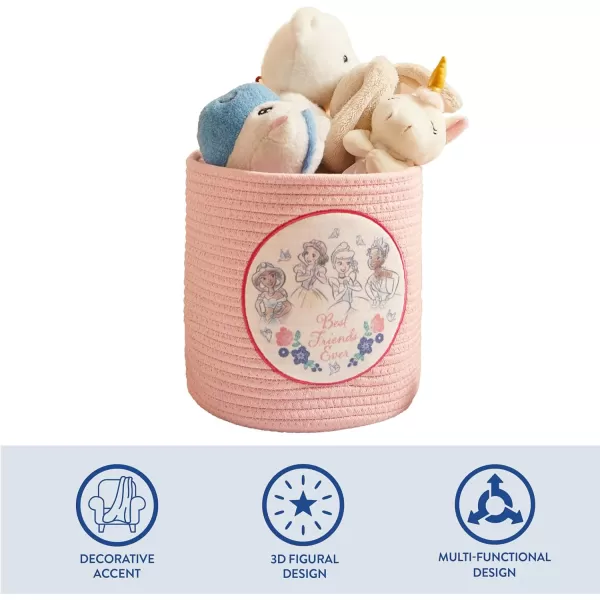 Idea Nuova Disney Winnie the Pooh Figural Rope Storage Organizer Basket, 10" H x 10" W