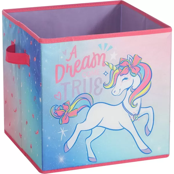 Idea Nuova DreamWorks Trolls 2 Pack Collapsible Storage 11.5" Cubes with LED Lights