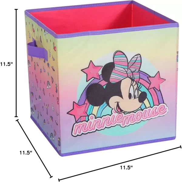 Idea Nuova DreamWorks Trolls 2 Pack Collapsible Storage 11.5" Cubes with LED Lights