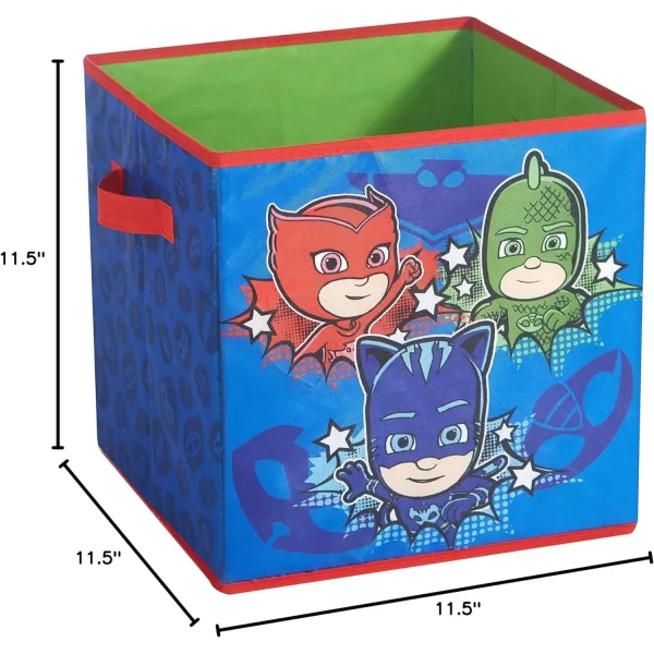 Idea Nuova DreamWorks Trolls 2 Pack Collapsible Storage 11.5" Cubes with LED Lights