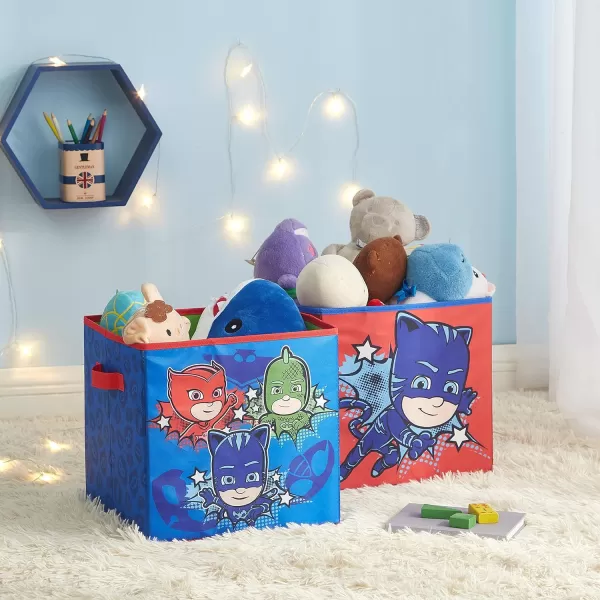 Idea Nuova DreamWorks Trolls 2 Pack Collapsible Storage 11.5" Cubes with LED Lights