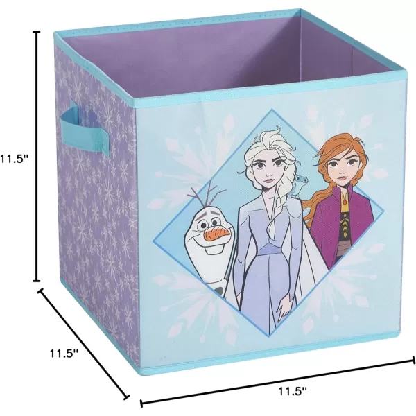 Idea Nuova DreamWorks Trolls 2 Pack Collapsible Storage 11.5" Cubes with LED Lights