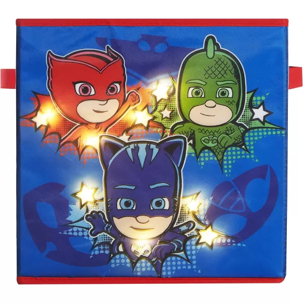 Idea Nuova DreamWorks Trolls 2 Pack Collapsible Storage 11.5" Cubes with LED Lights