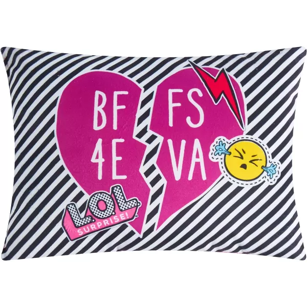 Idea Nuova LOL Surprise Giftable Sleepover Set with Sleeping Bag, Pillow &amp; Bonus Eye Mask, Ages 3+, Pink, 26"x46"