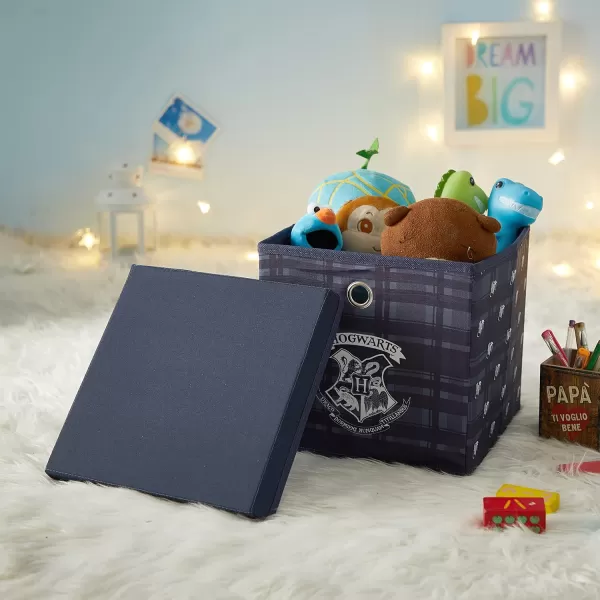 Idea Nuova Lilo and Stitch Collapsible Storage Cube with removable Lid, 10" Wx10 Hx10 D