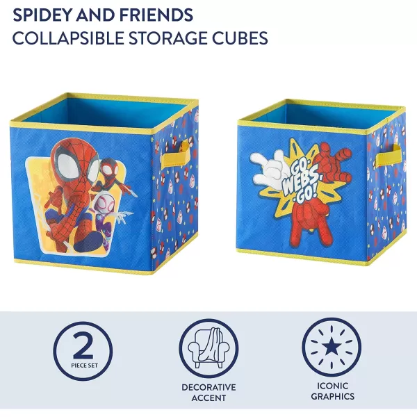 Idea Nuova Marvel Avengers Set of 2 Durable Storage Cubes with Handles