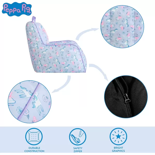 Idea Nuova Marvel Spiderman Toddler Nylon Bean Bag Chair with Piping &amp; Top Carry Handle, Large