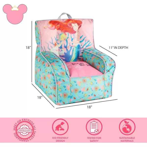 Idea Nuova Marvel Spiderman Toddler Nylon Bean Bag Chair with Piping &amp; Top Carry Handle, Large